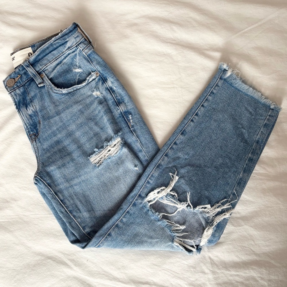 Straight Ankle Denim